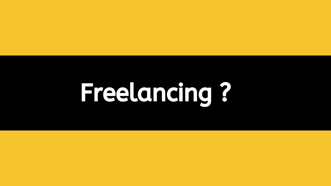 How to get started with freelancing?